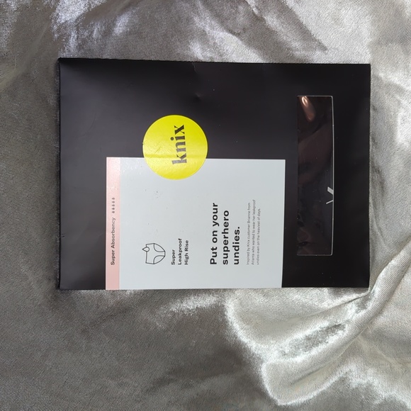 Knix Super Leakproof High Rise Period Panties in Black - Picture 1 of 3